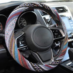 Steering Wheel Cover — Aztec Tribal Print